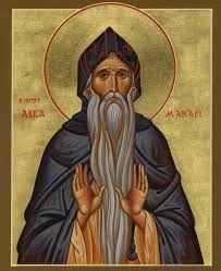An icon of St. Macarius.