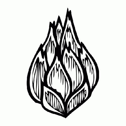 Graphic of a flame.