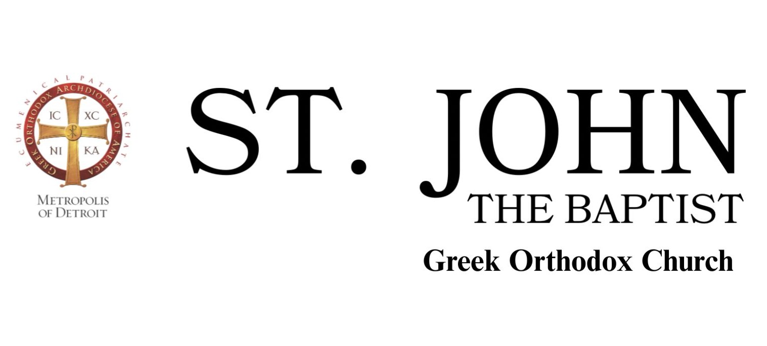 A title that says St. John the Baptist Greek Orthodox Church.