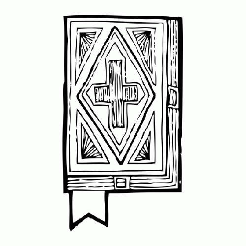Graphic of the Holy Bible.